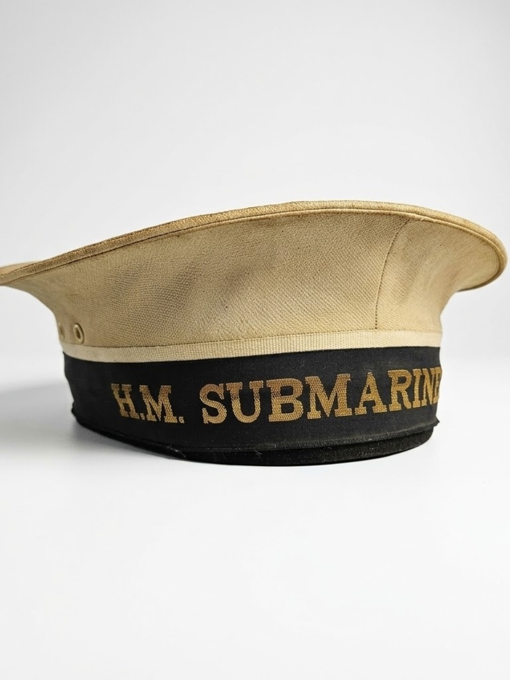 Vintage Royal Navy HM Submarines Sailor Ratings Hat Cap